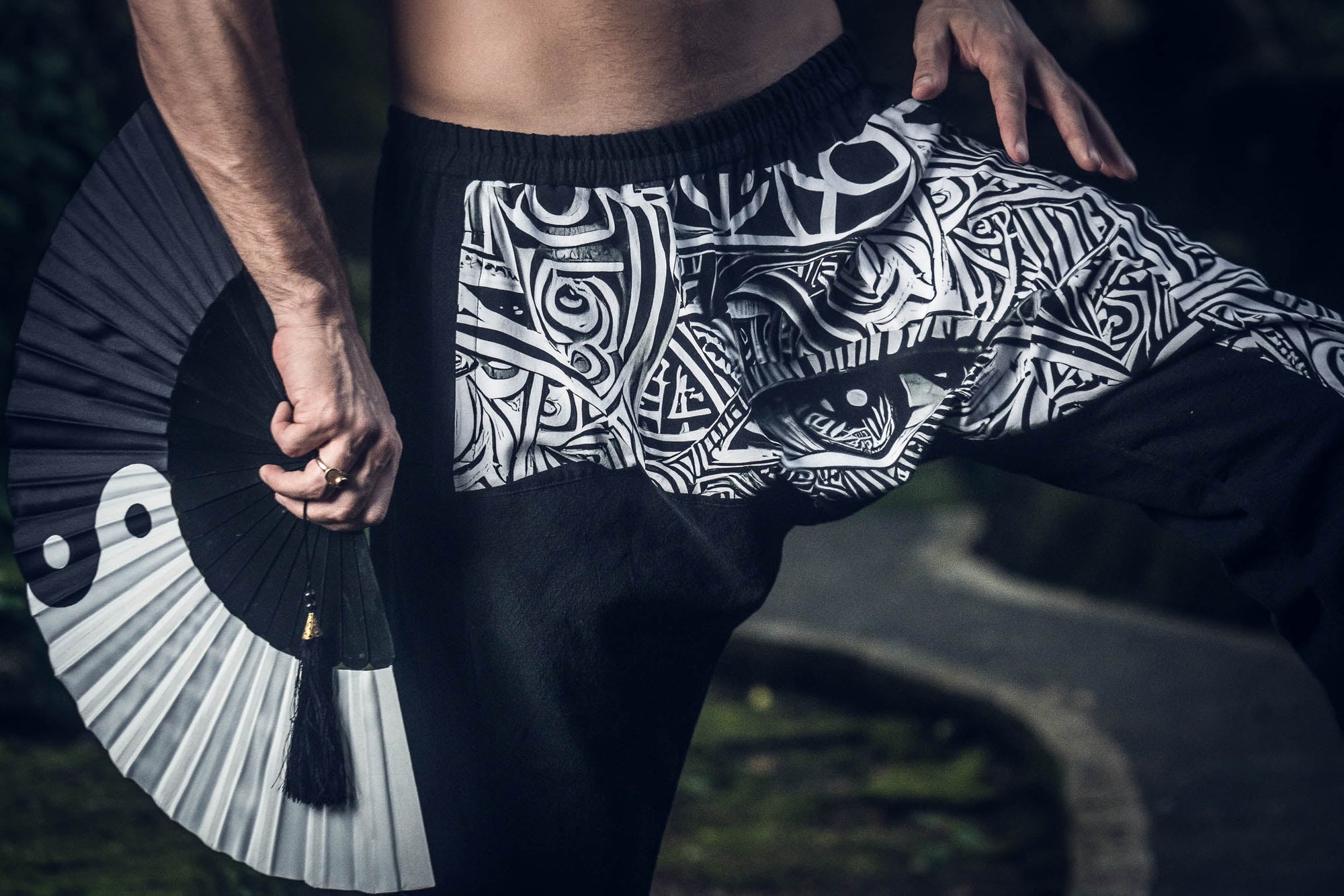 Street Scribe Harem Pants