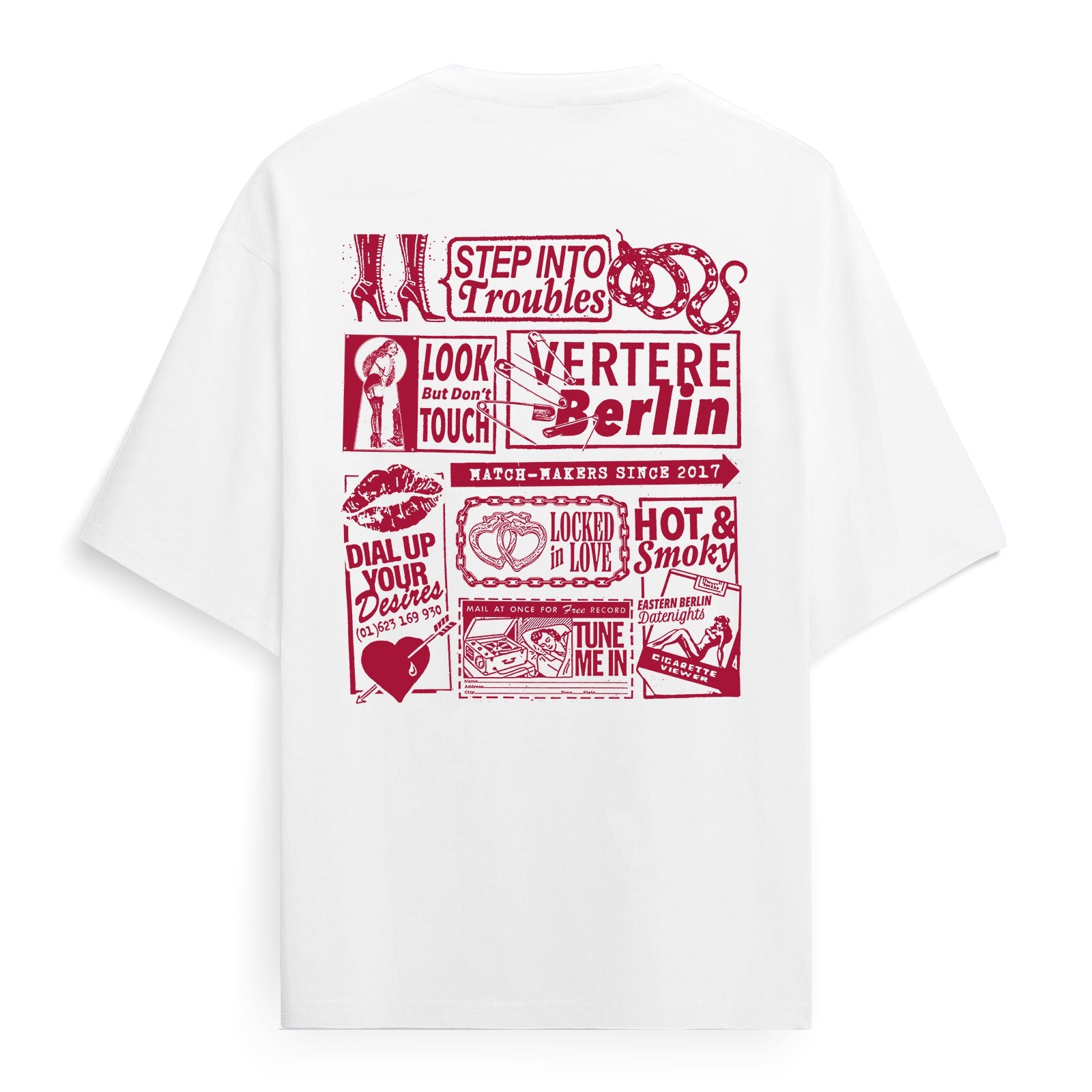 TROUBLES T-SHIRT - WHITE