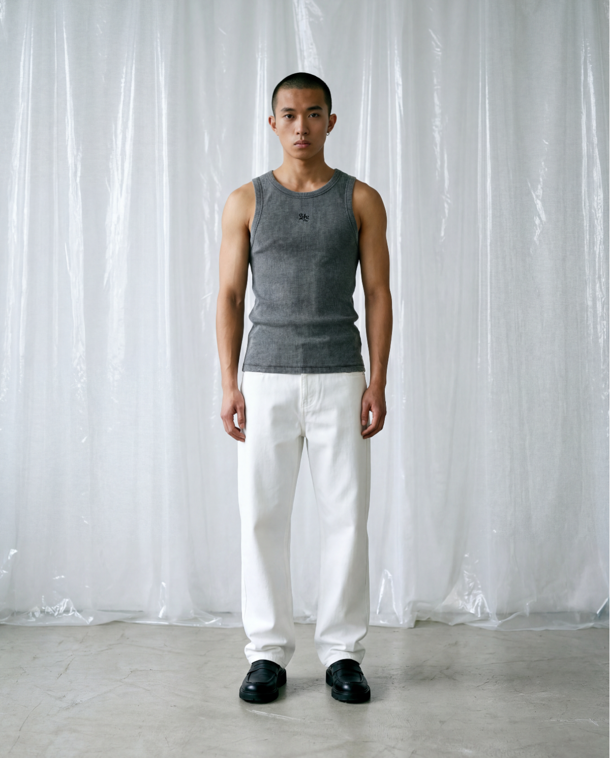 ORNAMENT TANKTOP - WASHED BLACK