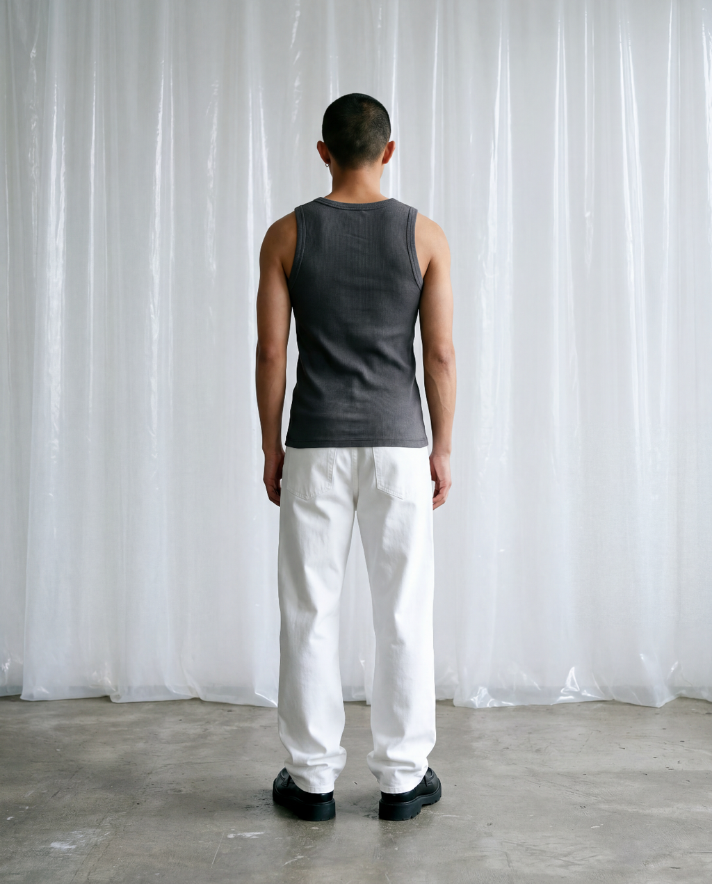ORNAMENT TANKTOP - WASHED BLACK
