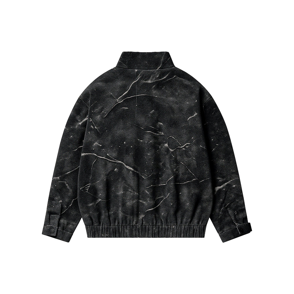 TETRA AOP JACKET - BLACK