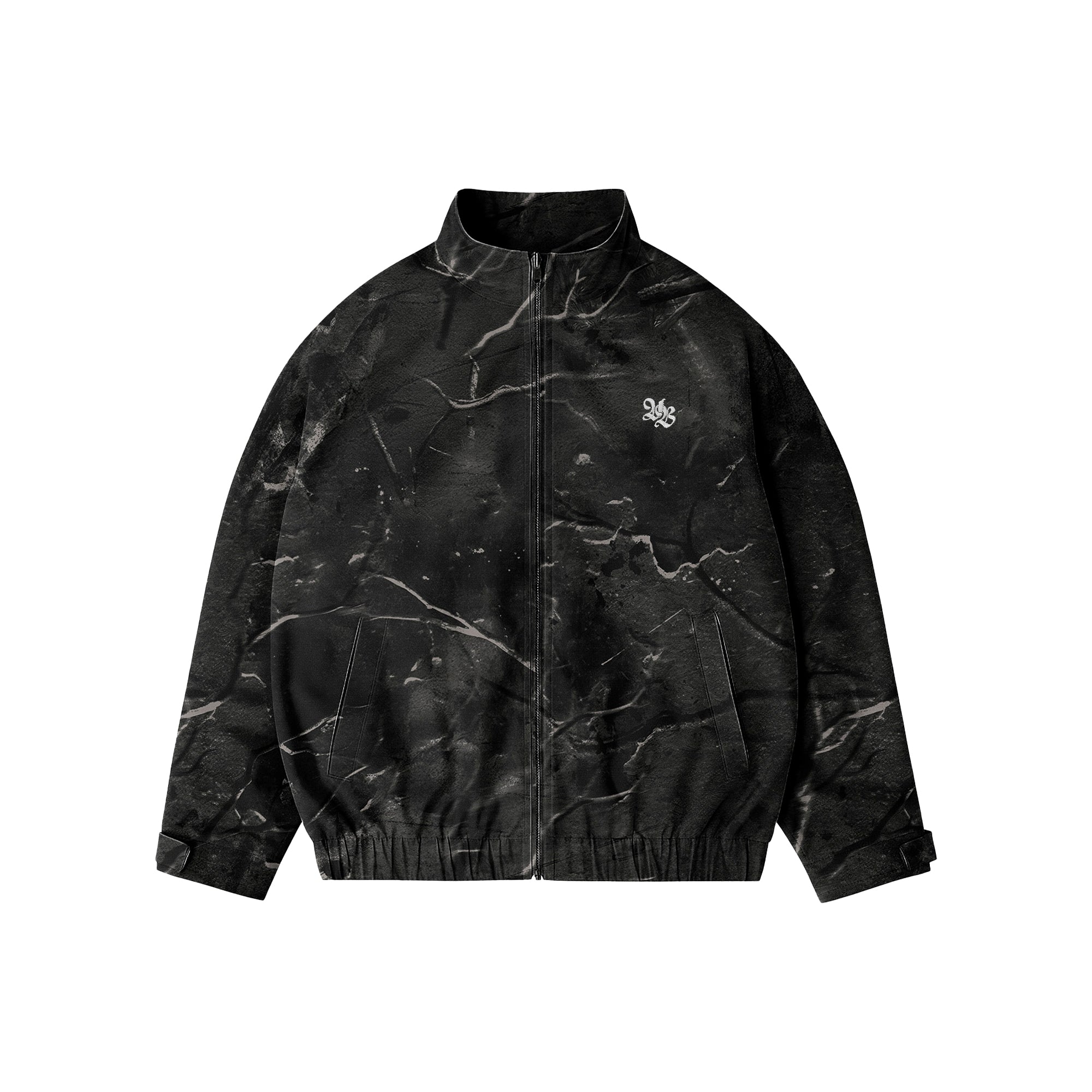 TETRA AOP JACKET - BLACK