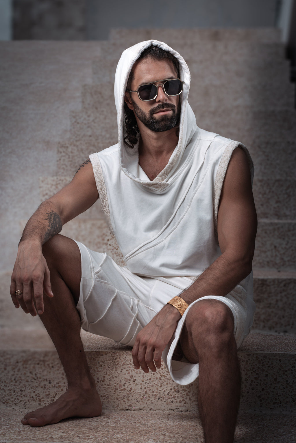 Tetra Shorts  (Cream)