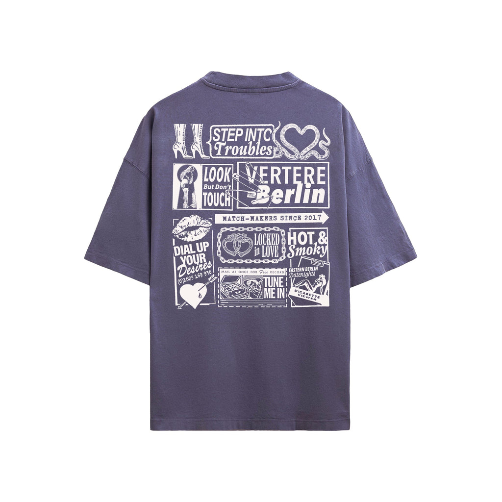 TROUBLES T-SHIRT - PURPLE HAZE