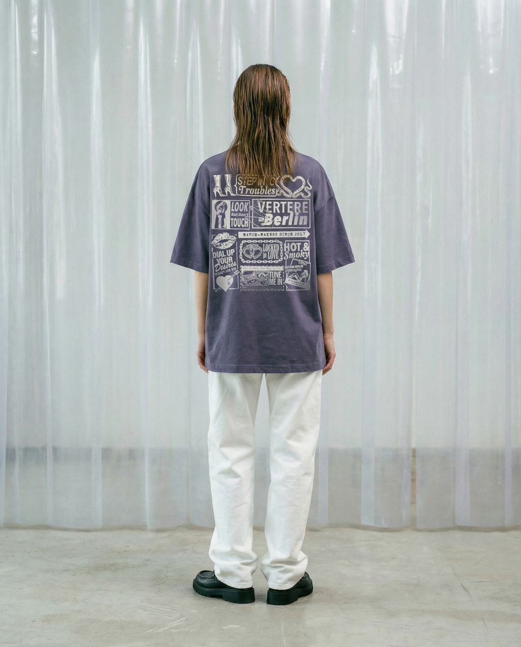 TROUBLES T-SHIRT - PURPLE HAZE