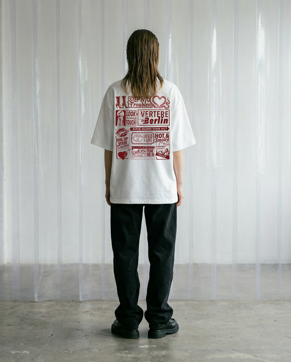 TROUBLES T-SHIRT - WHITE