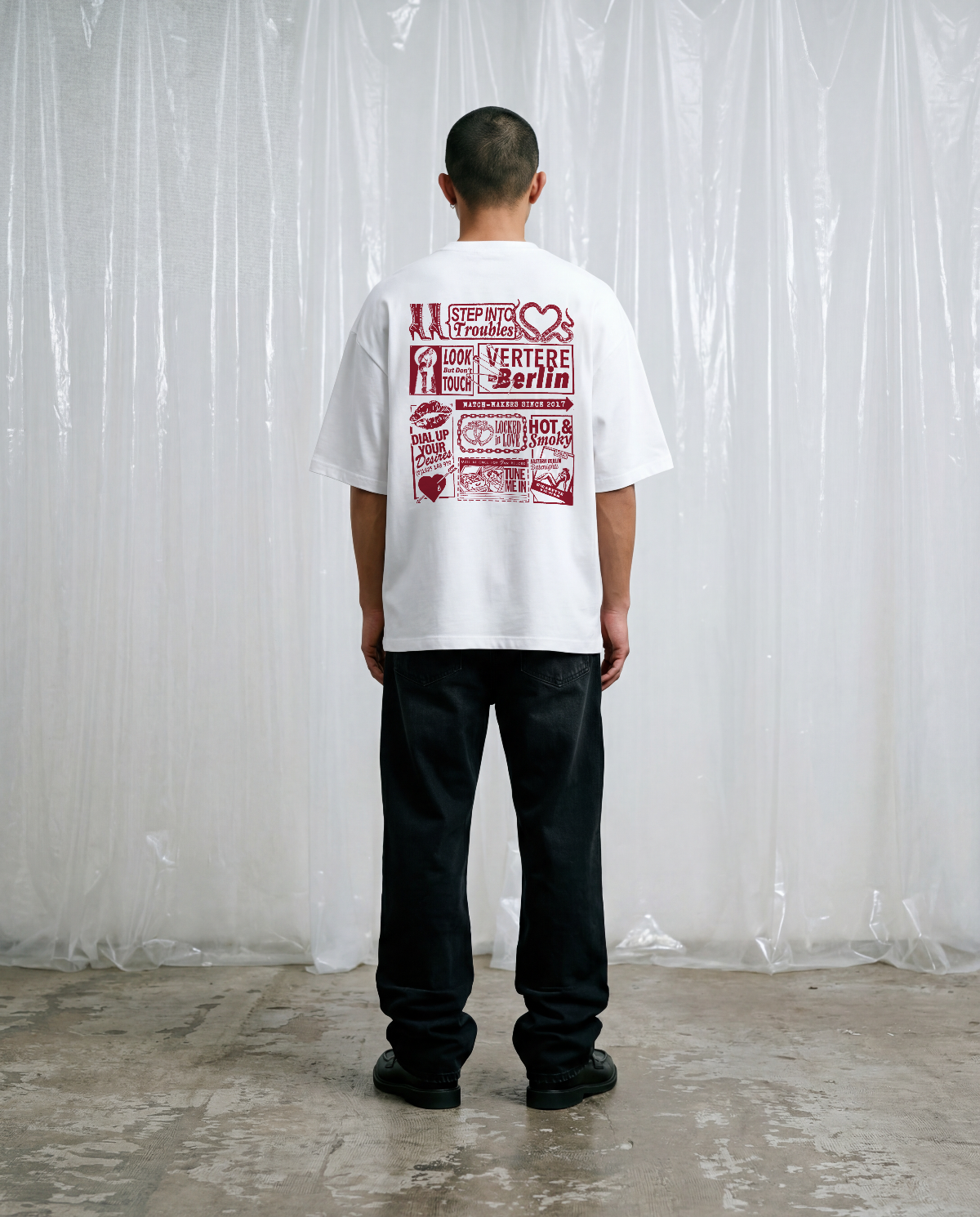 TROUBLES T-SHIRT - WHITE