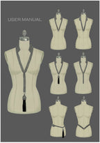Beaded Tailored Collar with Removable Tie- 6 Looks in 1