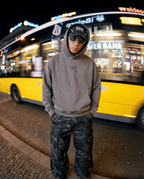CORPORATE LOGO HOODIE - WASHED LAVA