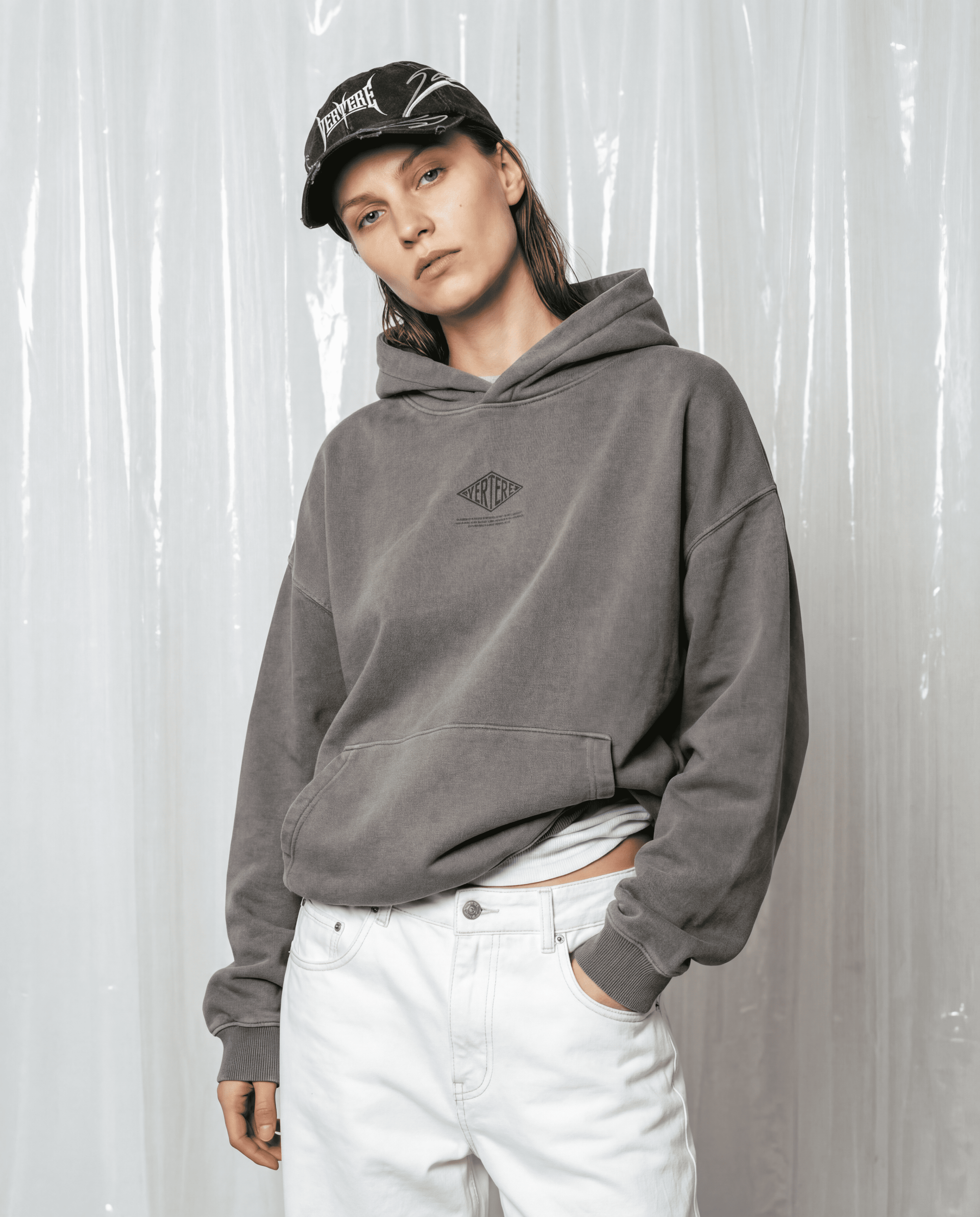CORPORATE LOGO HOODIE - WASHED LAVA