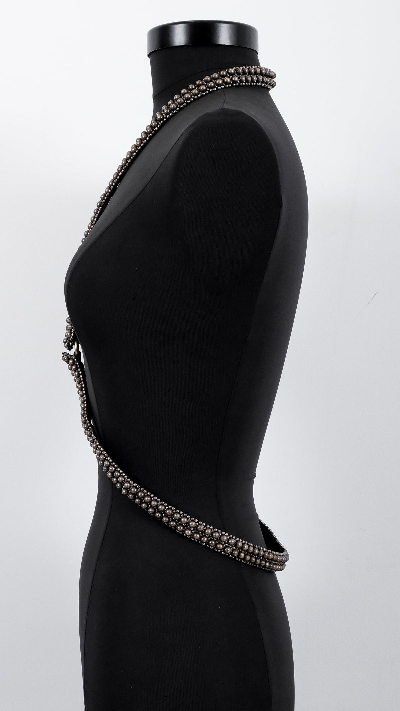 X Beaded Harness & Necklace - 5 Looks in 1