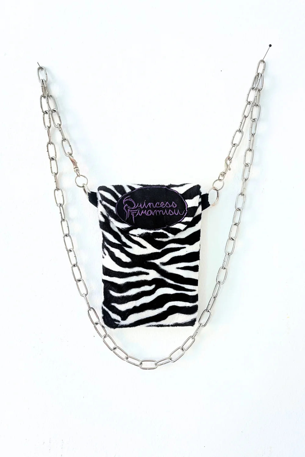 Princess Tiramisu - Fluffy Phone Bag - Zebra Print