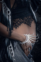 Multiplume Bracelet (White) - Zoa Chimerum