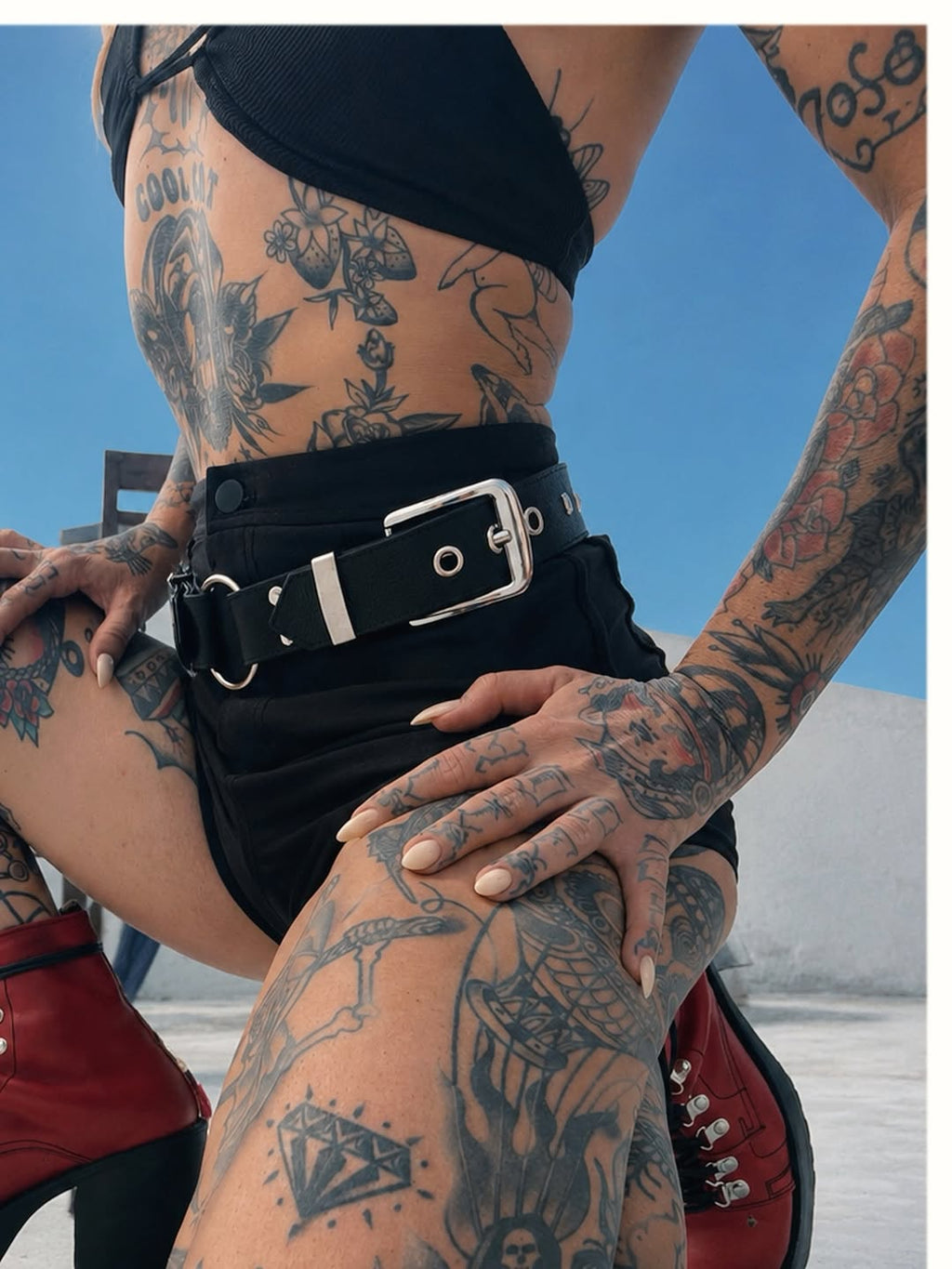 Double Buckled Belts