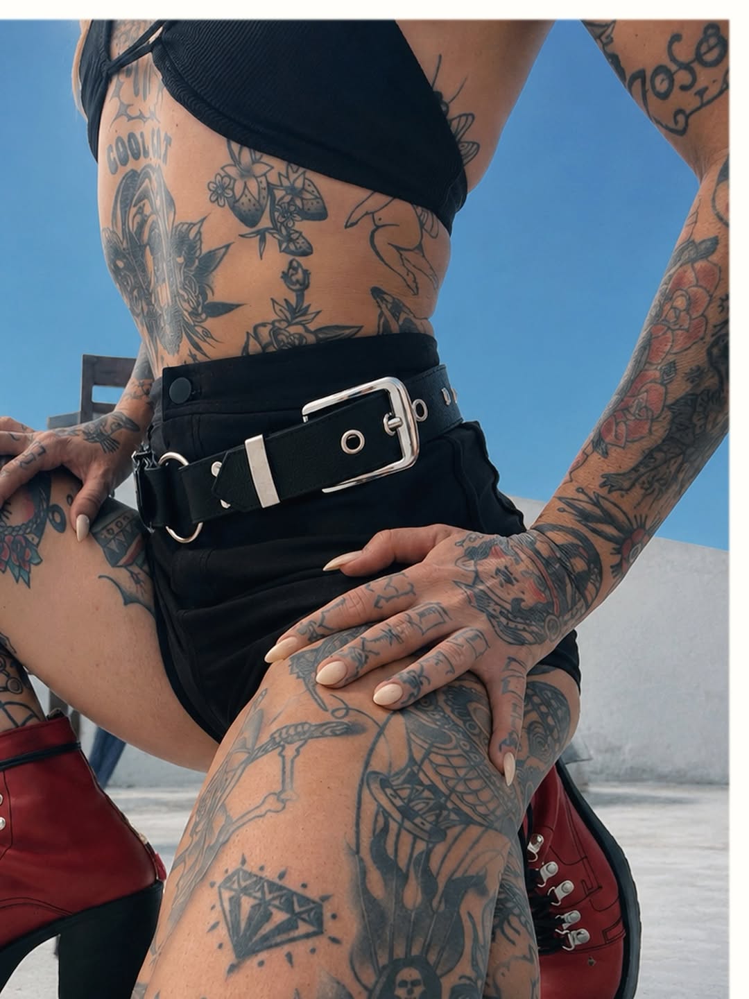 Double Buckled Belts