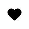 Black Heart Icon