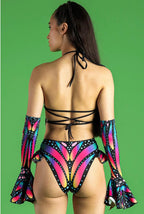 Devil Walking - Butterfly Ruffle Set - Rainbow