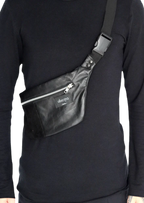 Obectra - Leather Bum Bag – Black