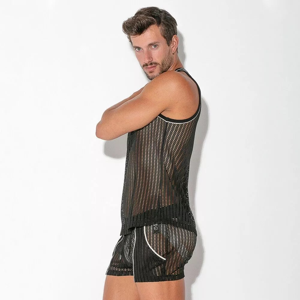 Code 22 - Crochet shorts - Black