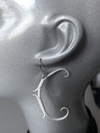 Antler Earrings (White) - Zoa Chimerum