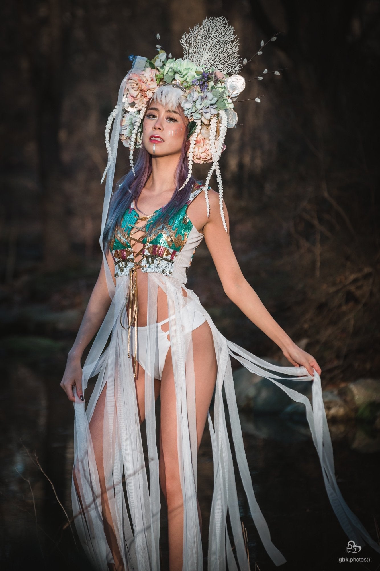Kwan Yin Fringe Top