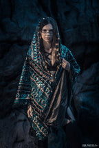 LED Tribal Shaman Cape (Turquesa)