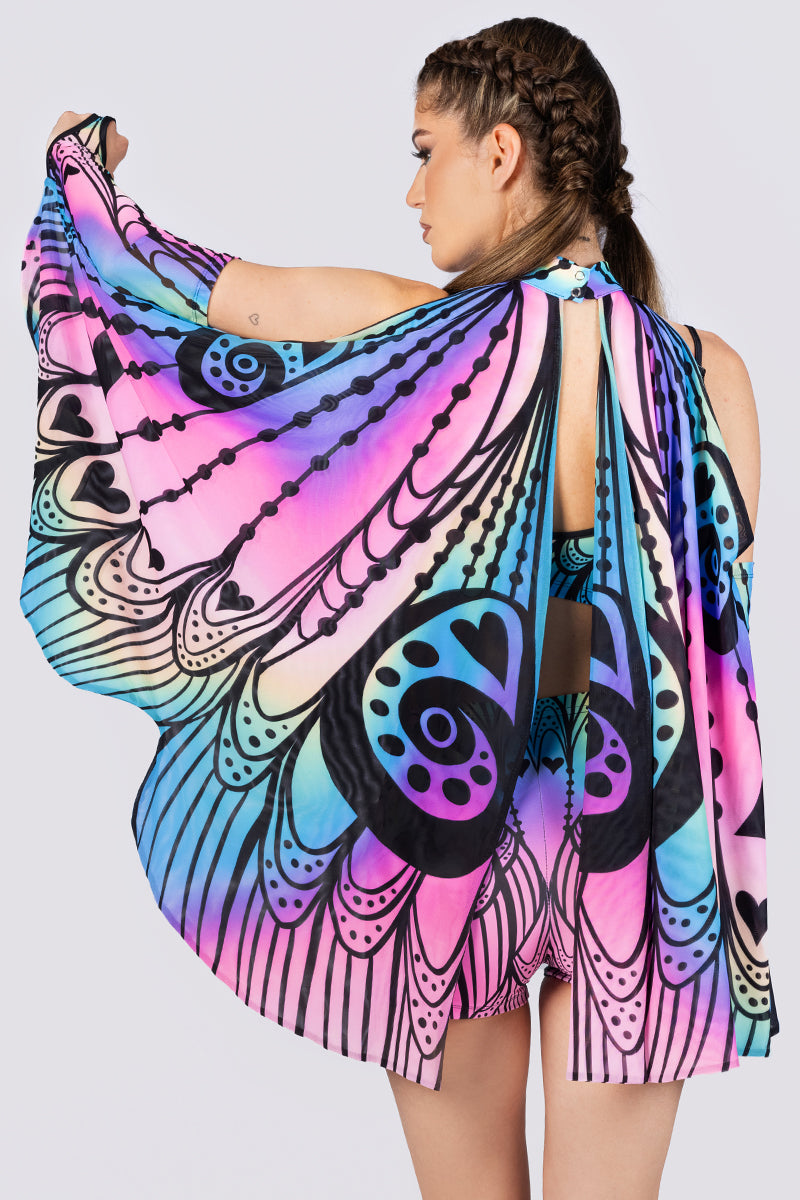 Devil Walking - Lovewing set - Pastel rainbow
