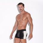 Code 22 - Mini fishnet shorts - Black and white