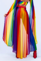 Badinka - Rainbow Open Maxi Skirt