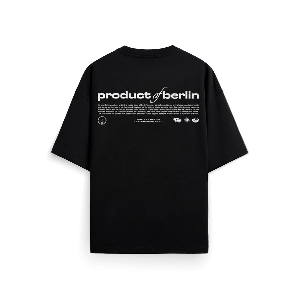 PRODUCT OF BERLIN T-SHIRT - BLACK