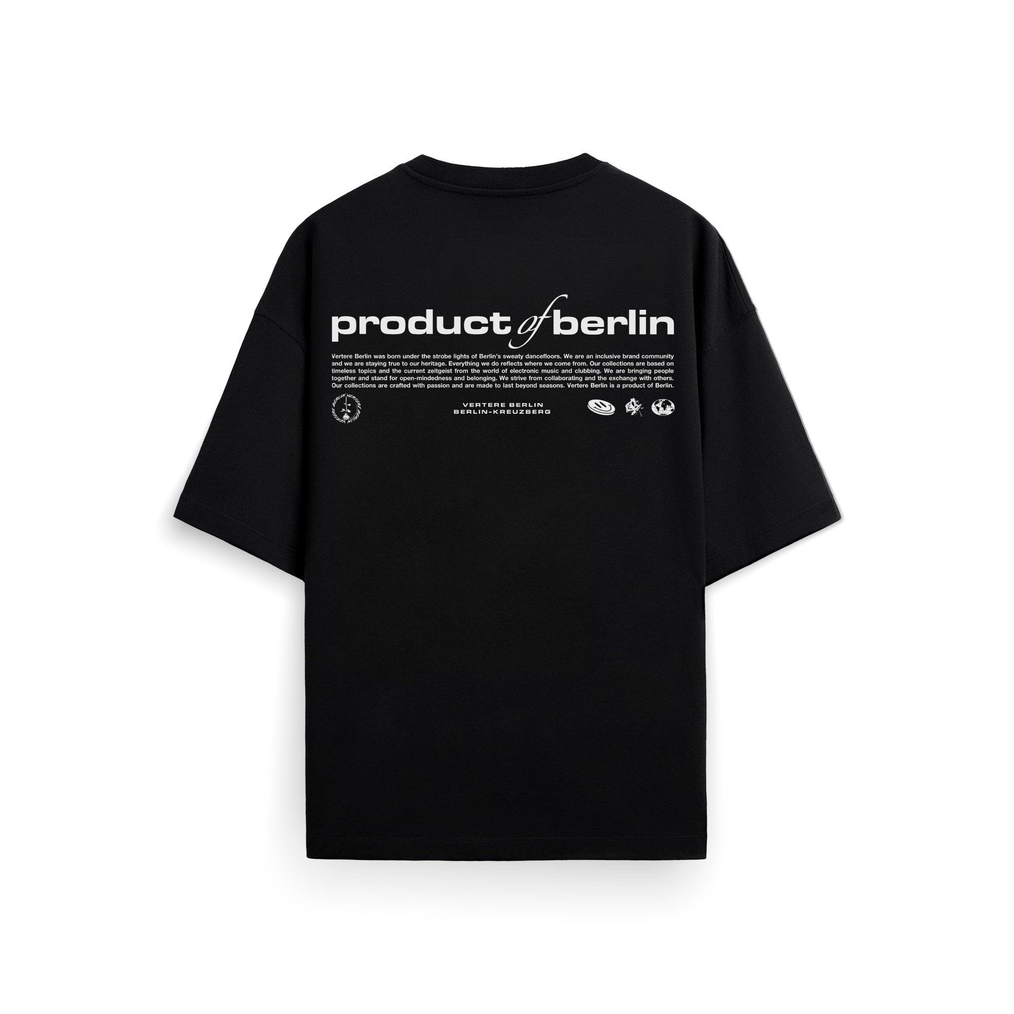 PRODUCT OF BERLIN T-SHIRT - BLACK