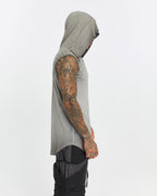 Mens Hooded-Futuristic Tank Top