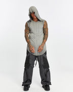 Mens Hooded-Futuristic Tank Top