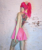 Liquid Disco Latex - Mellow dress - Pink