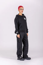 Alice's Lips - Low rise cargo pants - Black