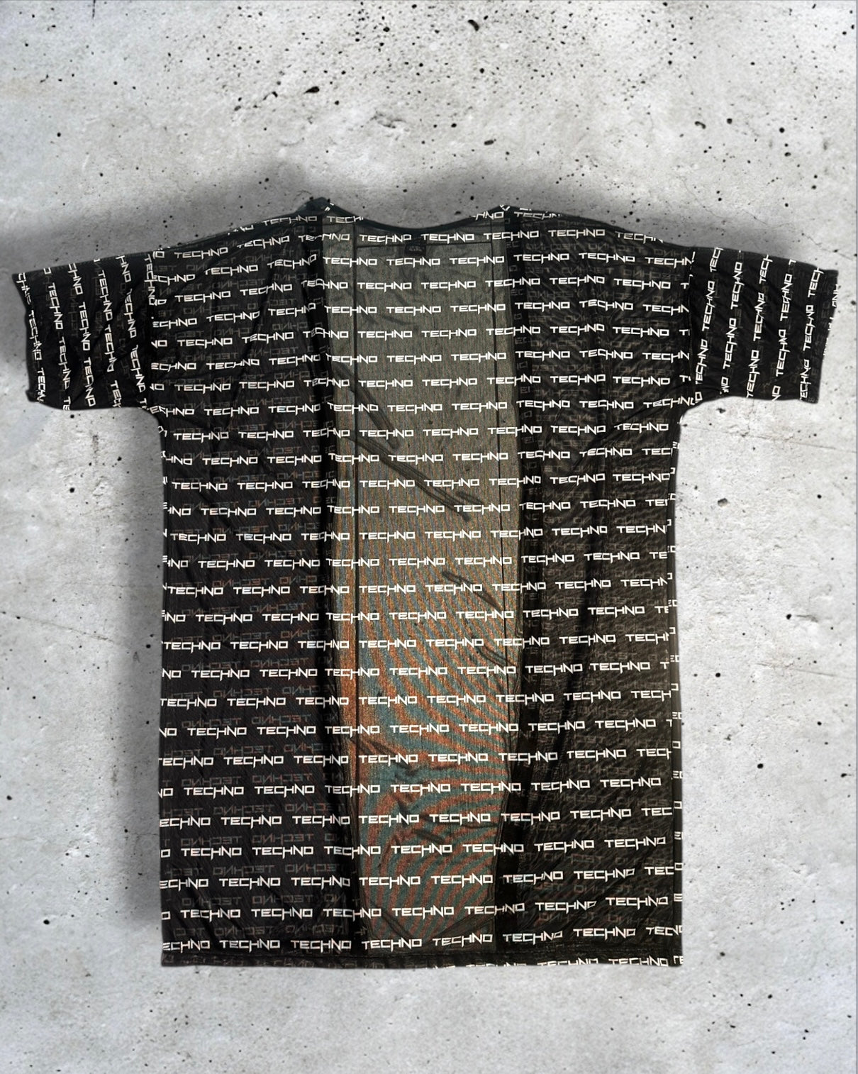 Kalu Ibiza - Mesh Techno Kimono - Black