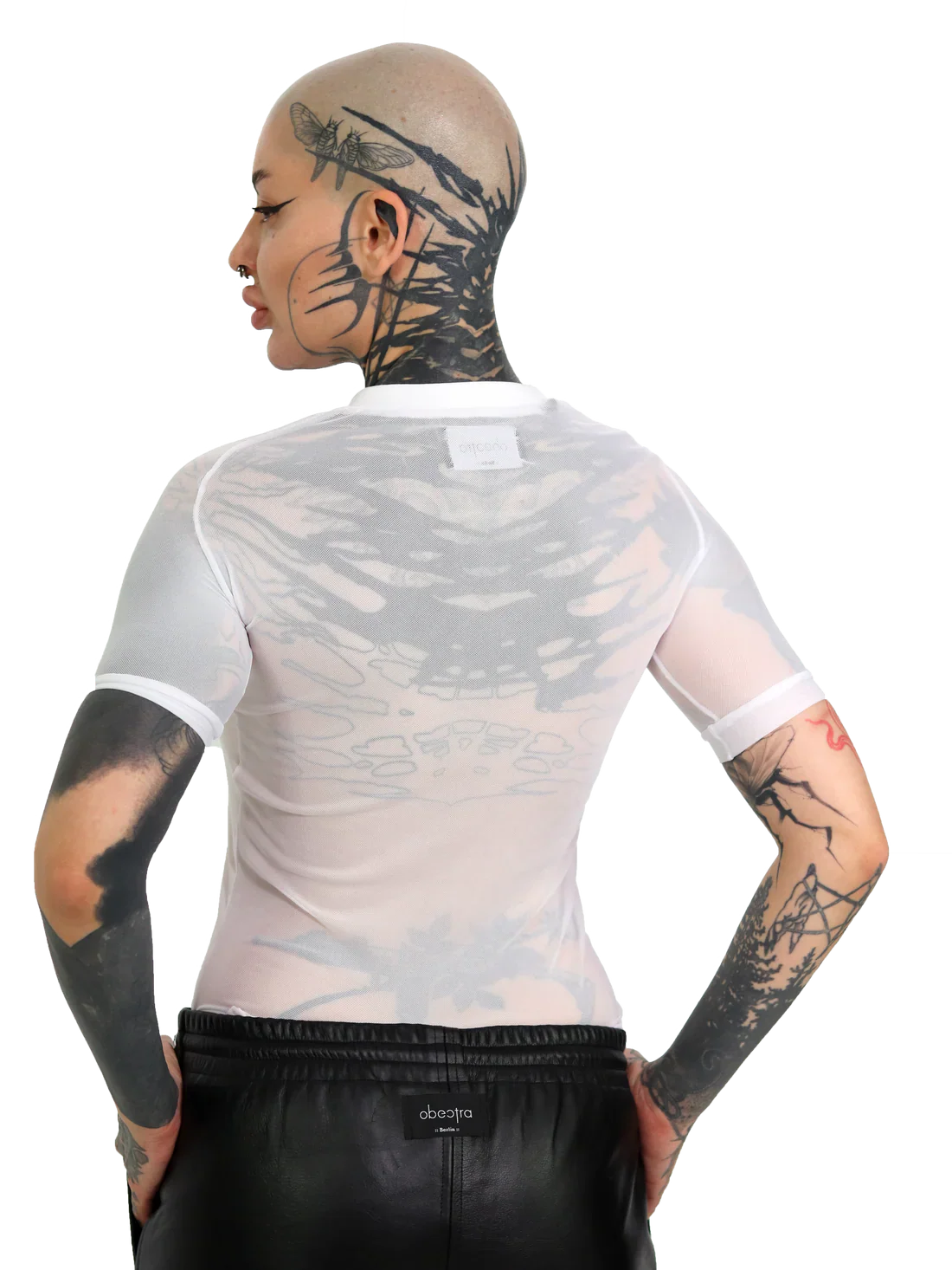 Obectra - Mesh T- shirt - Whitee