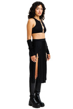 Ivy Berlin - Mila Midi Skirt with Carabiners – Black